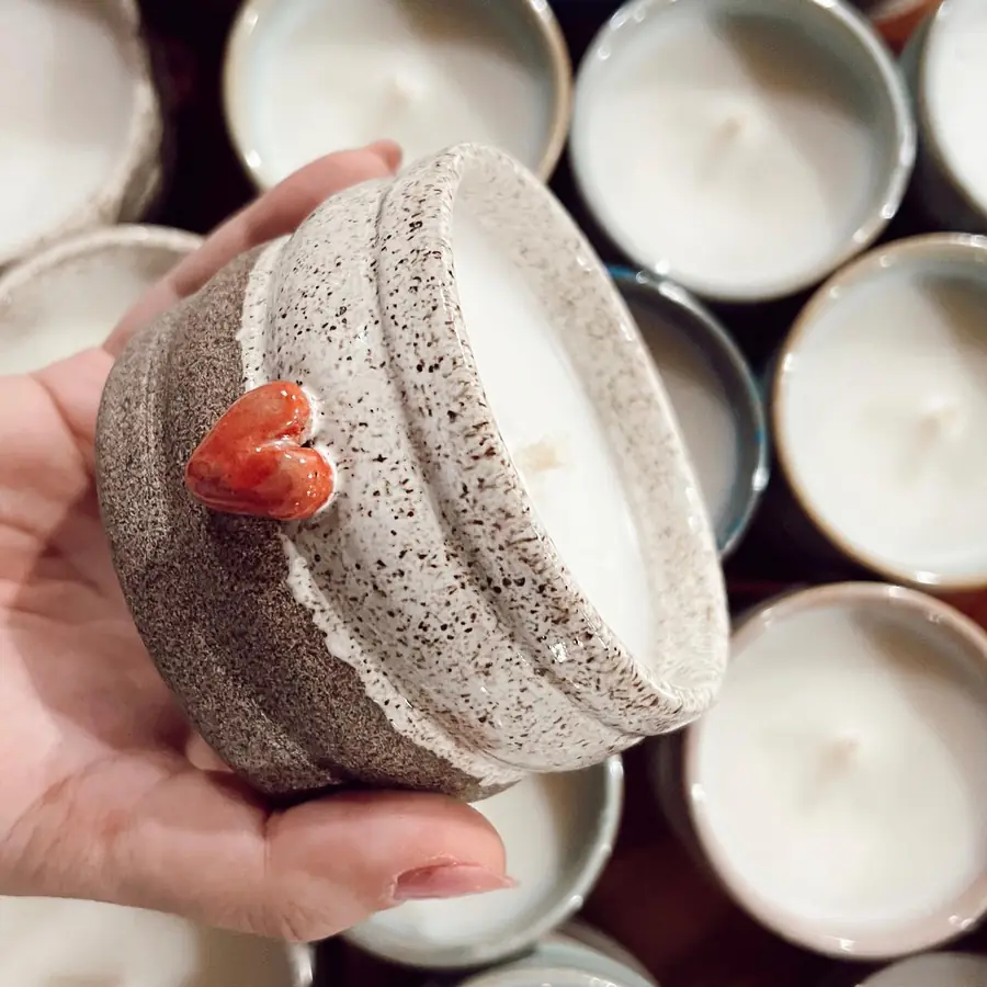 Vela em cerâmica, vela aromática ZÉLO